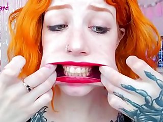 free video gallery ginger-slut-huge-cock-mouth-destroy-uglyface-asmr-blowjob